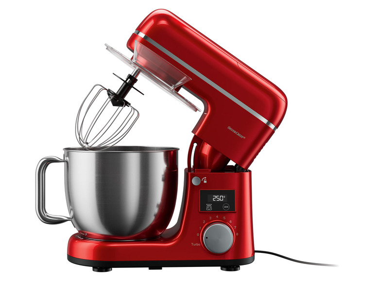  Zobrazit na celou obrazovku SILVERCREST® KITCHEN TOOLS Kuchyňský robot s váhou SKMW 900 A1, červená - Obrázek 9
