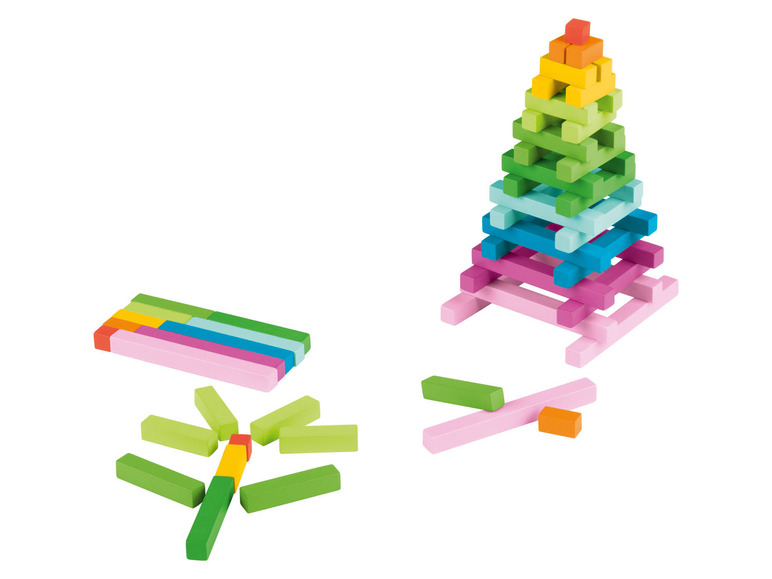  Zobrazit na celou obrazovku Playtive Dřevěná výuková hra Montessori - počítání - Obrázek 19
