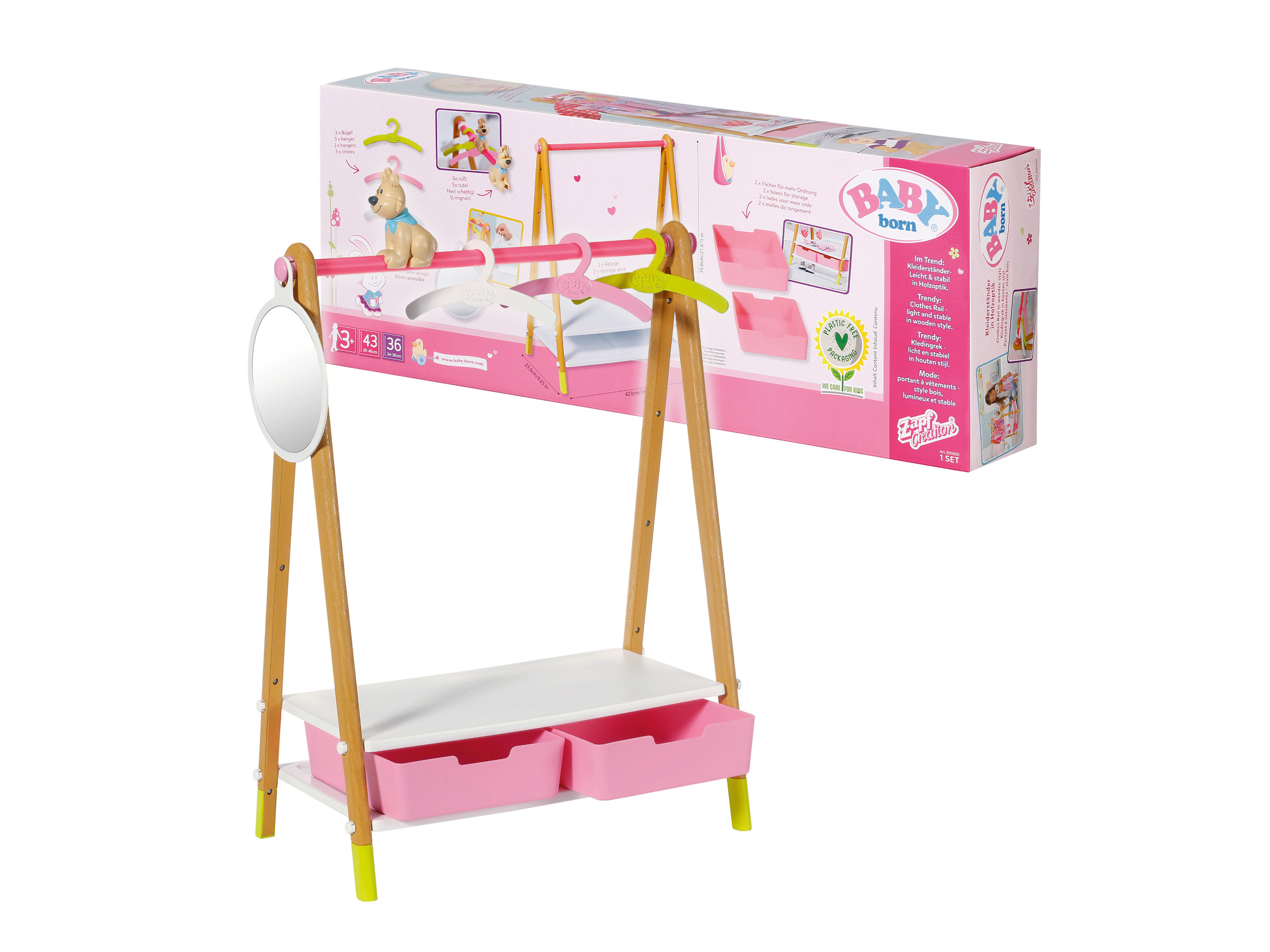 BABY born Stojan na oblečení