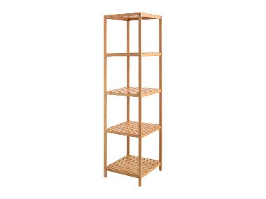 LIVARNO® Bambusový regál s 5 přihrádkami
