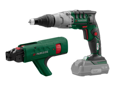 PARKSIDE® Sada aku zásobníkového šroubováku PTBSA 20-Li A1 a zásobníkového nástavce PMA 55 A1, 2dílná