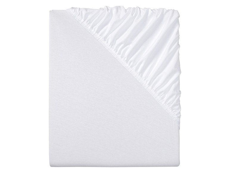 Bílý prostěradlo s gumou