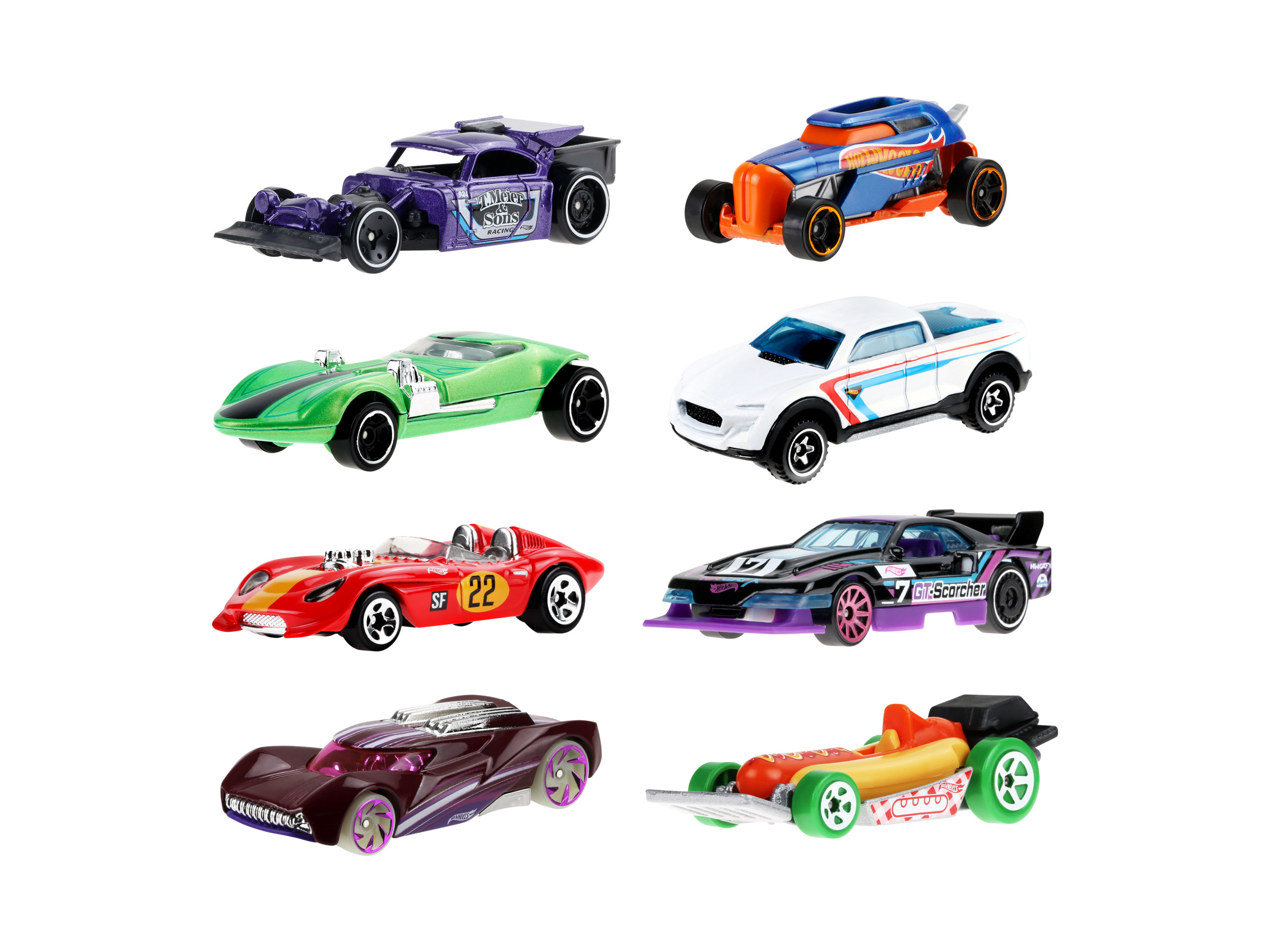 Hot Wheels Let's Race 8-Pack