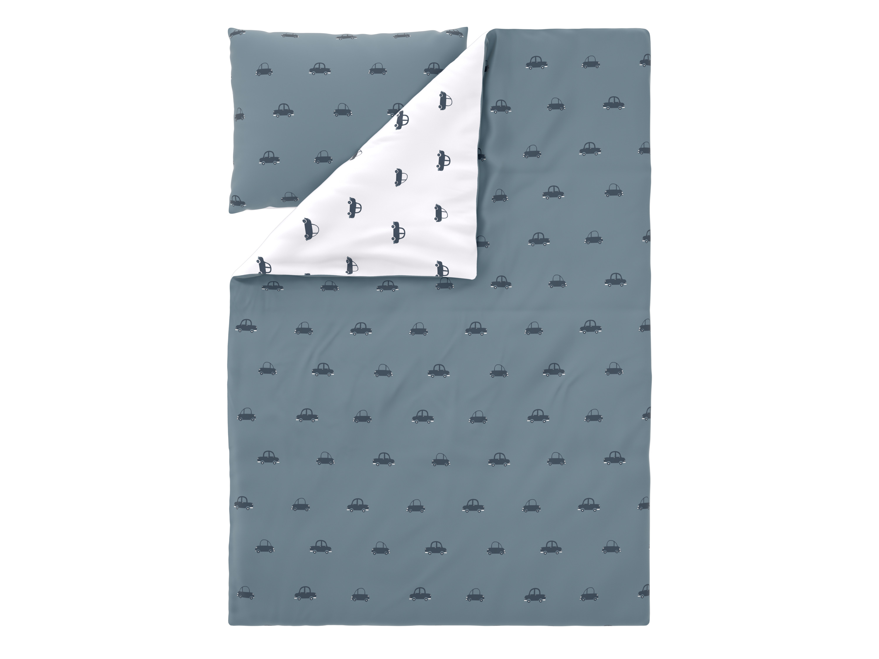 Livarno® Dětské ložní povlečení Renforcé, 140 x 200 cm, 70 x 90 cm (modrá)