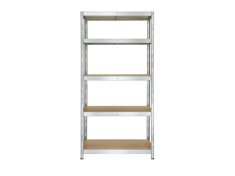  Zobrazit na celou obrazovku PARKSIDE® Vysokozátěžový regál s 5 policemi Rivet, 180 x 90 x 40 cm - Obrázek 1