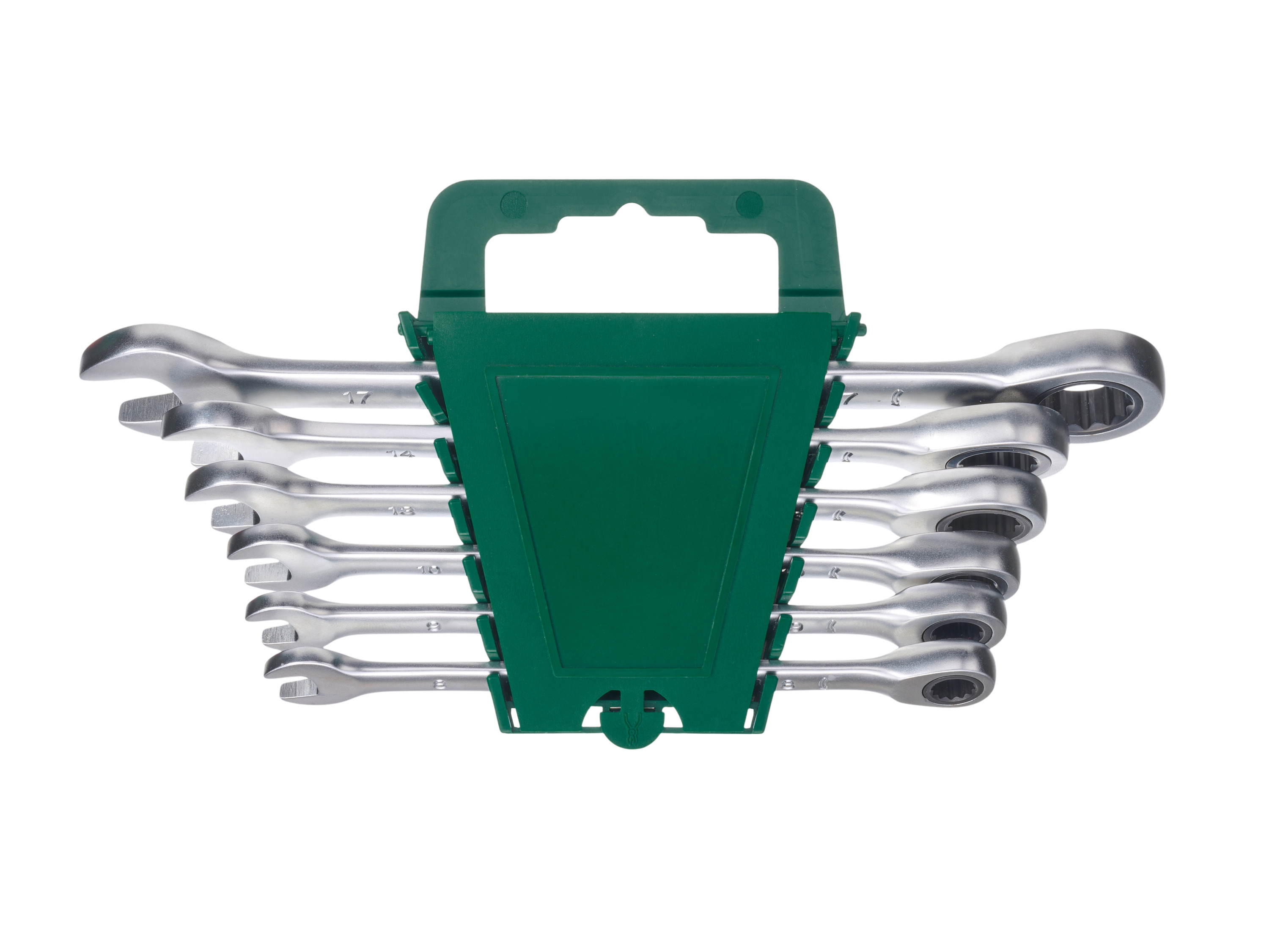 Parkside® Sada otevřených a očkových klíčů s ráčnou, 5/6dílná (Sada klíčů s rovnou ráčnou, 6dílná)