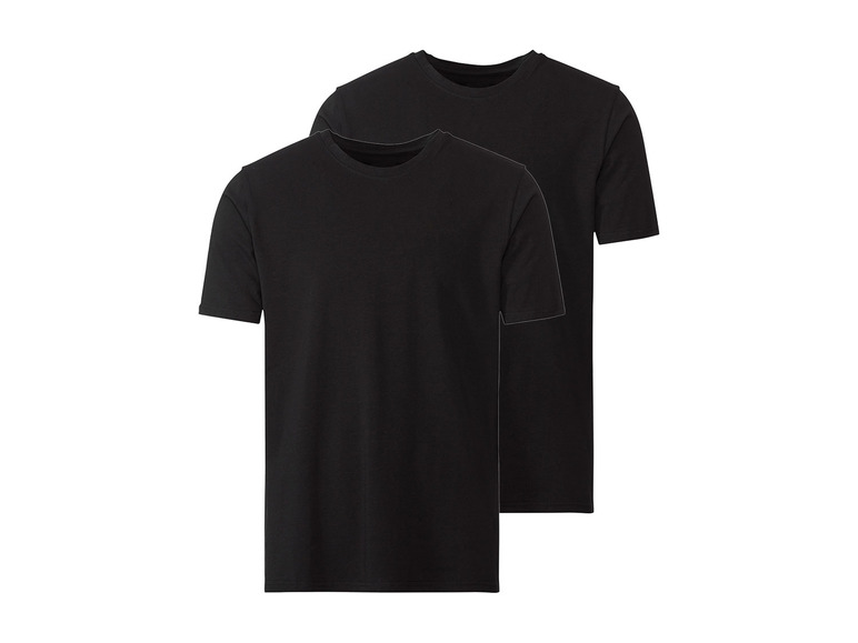 MEXX Pánské spodní triko "Regular Fit", 2 kusy (XXL, černá, kulatý výstřih)