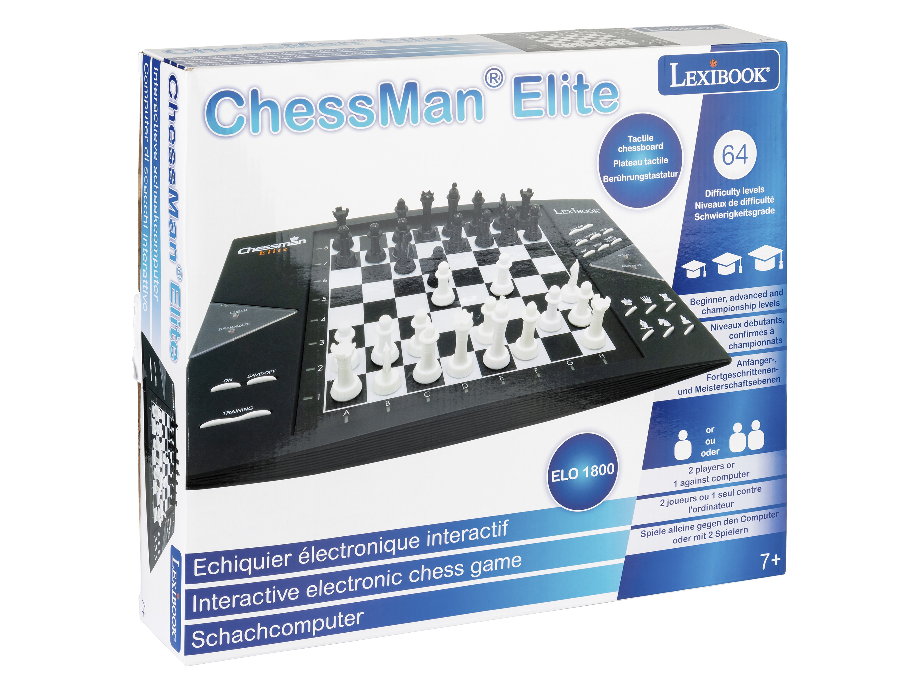 LEXIBOOK Elelektronické šachy ChessMan® Elite