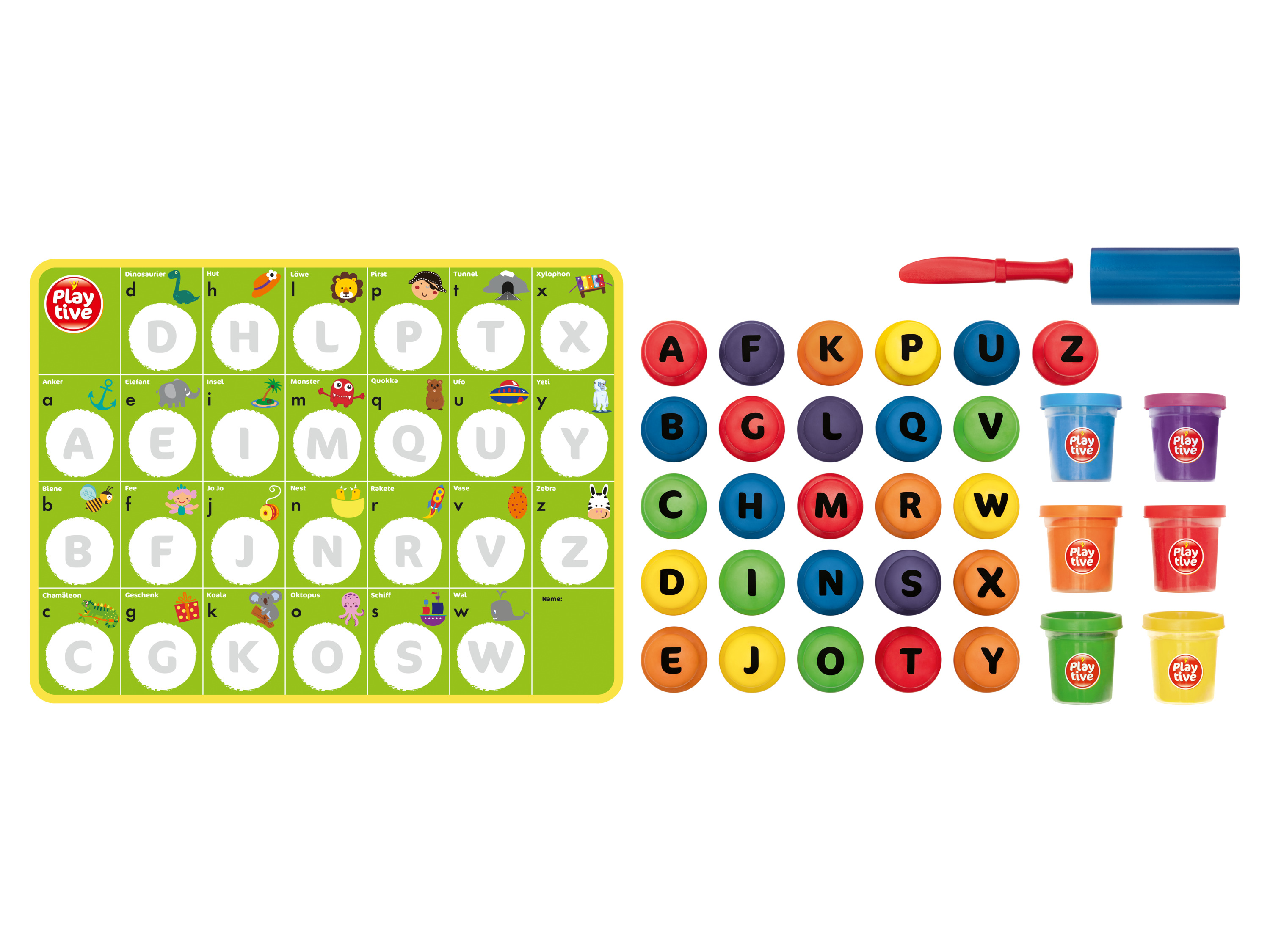 Playtive Modelovací sada (abeceda)