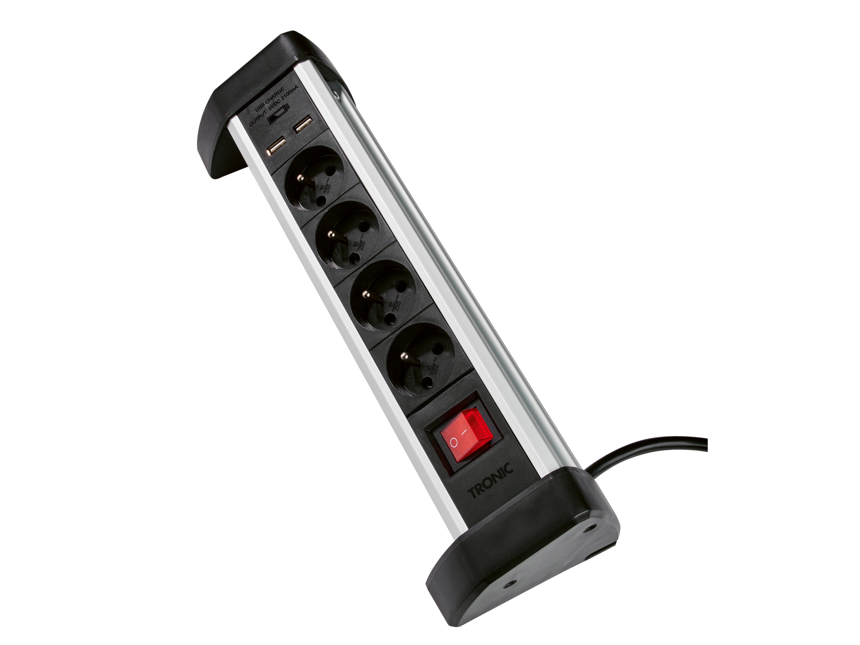 Tronic® Zásuvková lišta / Stolní zásuvková lišta (zásuvková lišta)