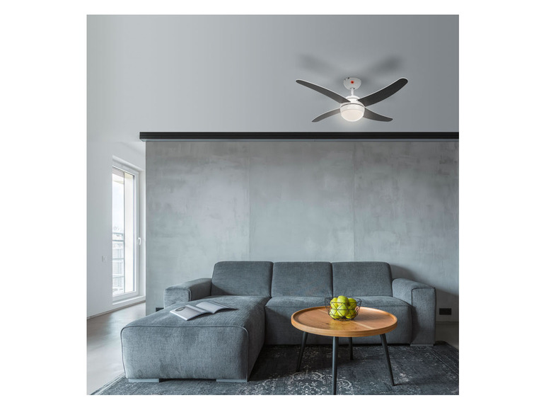  Zobrazit na celou obrazovku LIVARNO home Stropní ventilátor s LED svítidlem - Obrázek 5