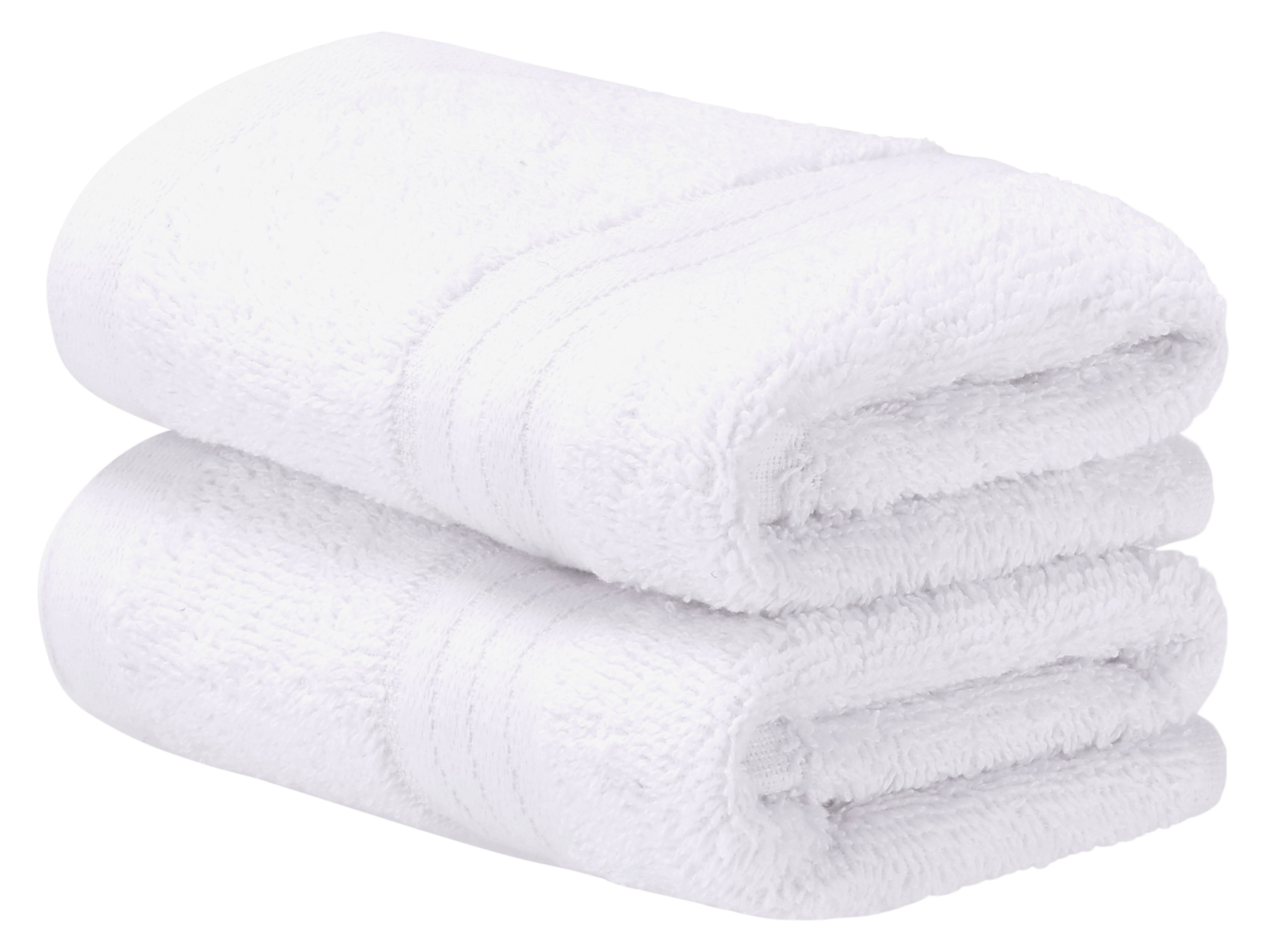 Livarno home Froté ručník pro hosty, 30 x 50 cm, 500 g/m², 2 kusy (bílá)