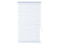 Bílá roleta s minimalistickým designem.