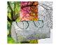 Skleník na pozadí čtyř ročních období: jaro, léto, podzim a zima