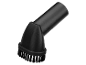 Černý nástavec na vysavač se štětcem.