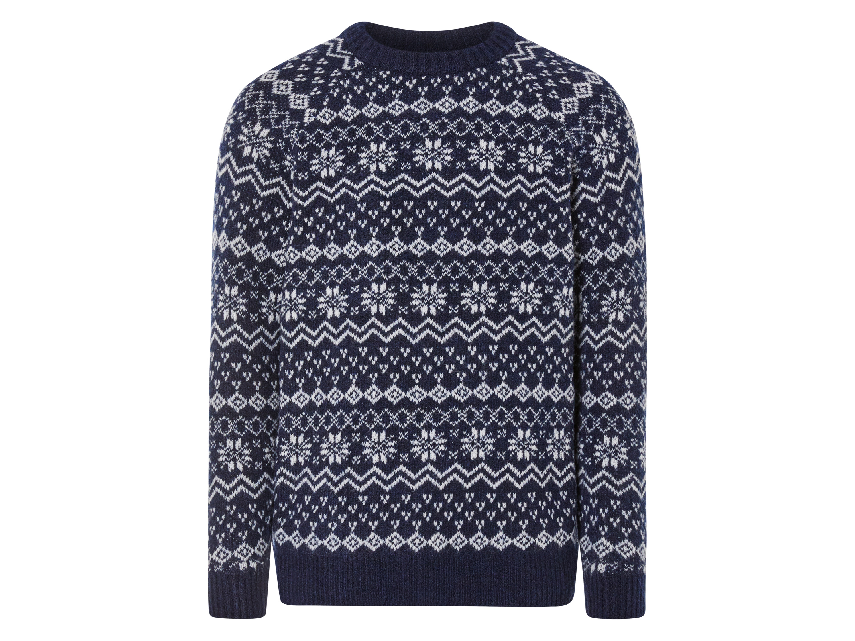 Livergy® Pánský vánoční svetr (XL (56/58), modrá)