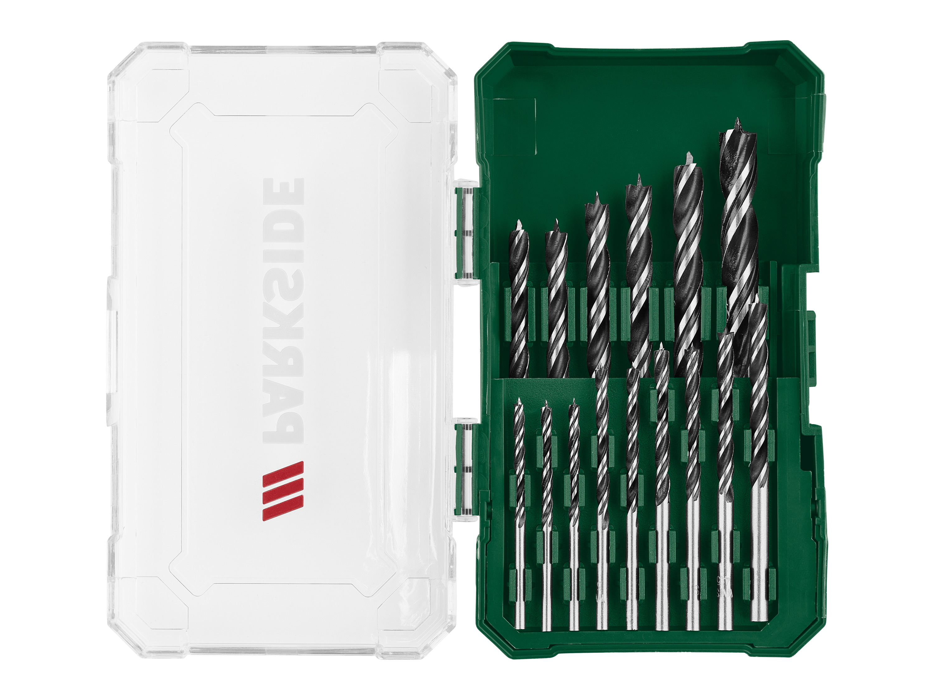 Parkside® Sada vrtáků PBB 4 C2 (sada vrtáků do dřeva, 15dílná)