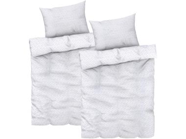 Sada ložního povlečení z mikrovláknitého saténu, 140 x 200 cm, 70 x 90 cm, béžová, 2dílná