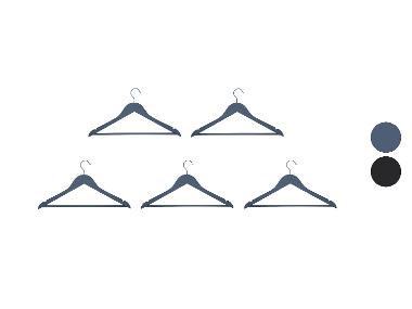 LIVARNO home Dřevěná ramínka na šaty, 5 kusů