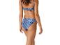 Modré paisley bikiny: zavázaný vršek a kalhotky.