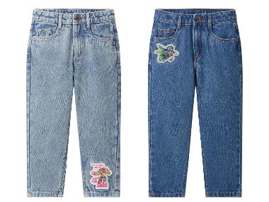LUPILU® Dětské džíny Tlapková patrola "Relaxed Fit"