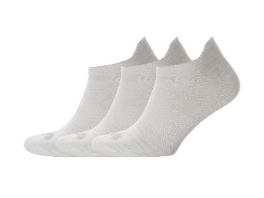 Dámské / Pánské sportovní ponožky, 3 páry (bílá, 43-46)