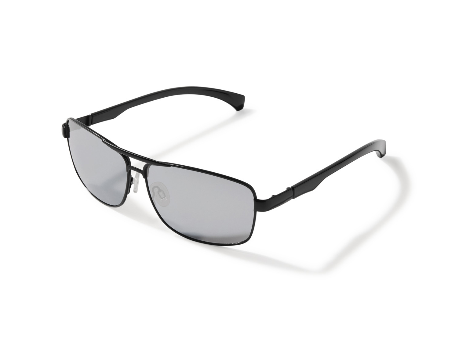 esmara® Dámské / Pánské sluneční brýle (Sp-956 - černá/stříbrná)