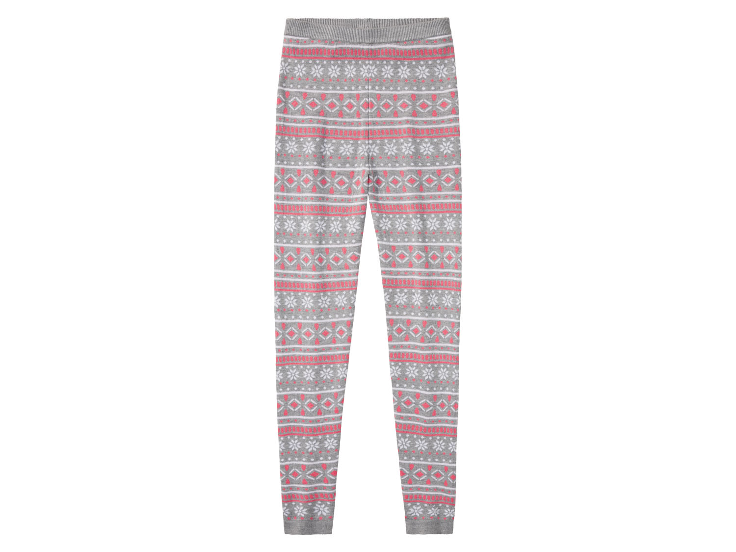 pepperts!® Dívčí vánoční pletené legíny (134/140, šedá)