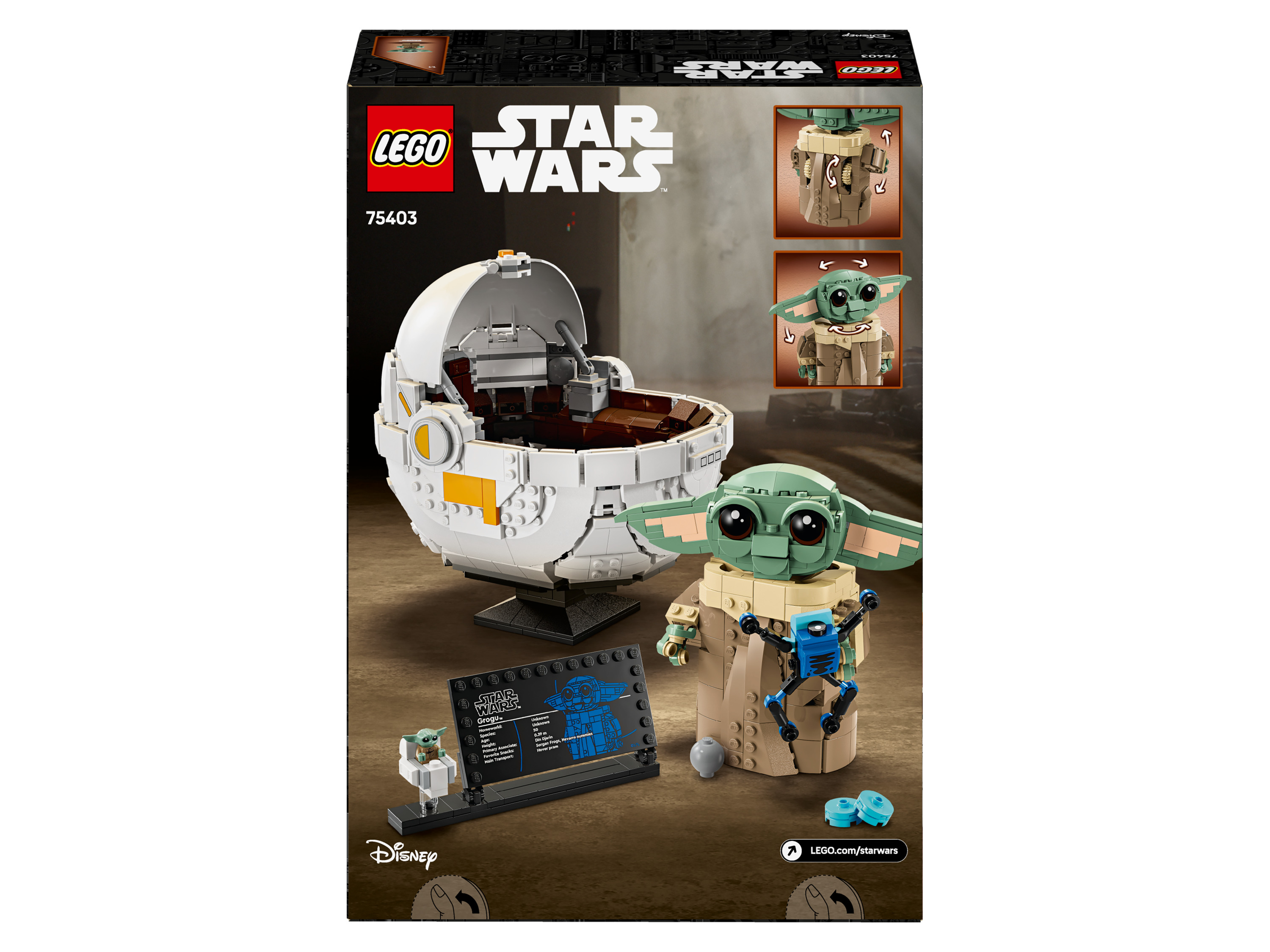 Lego® Star Wars 75403 Grogu™ v jeho vznášející se kolébce