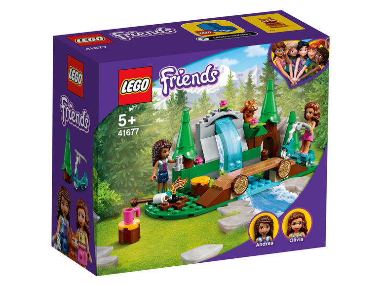  Zobrazit na celou obrazovku LEGO® Friends 41677 Vodopád v lese - Obrázek 1