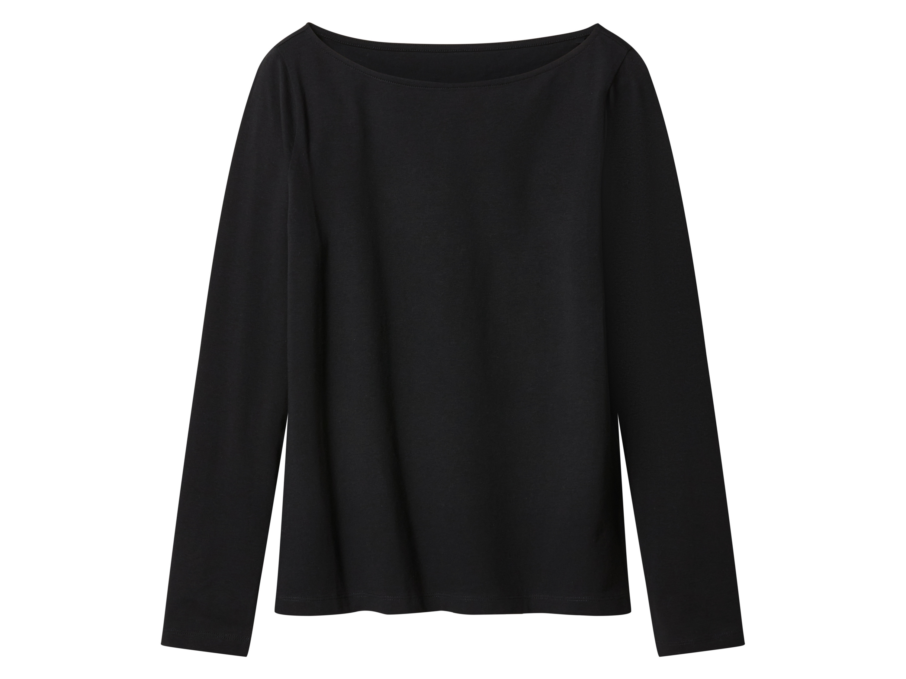 esmara® Dámské triko s dlouhými rukávy (černá, M(40/42))