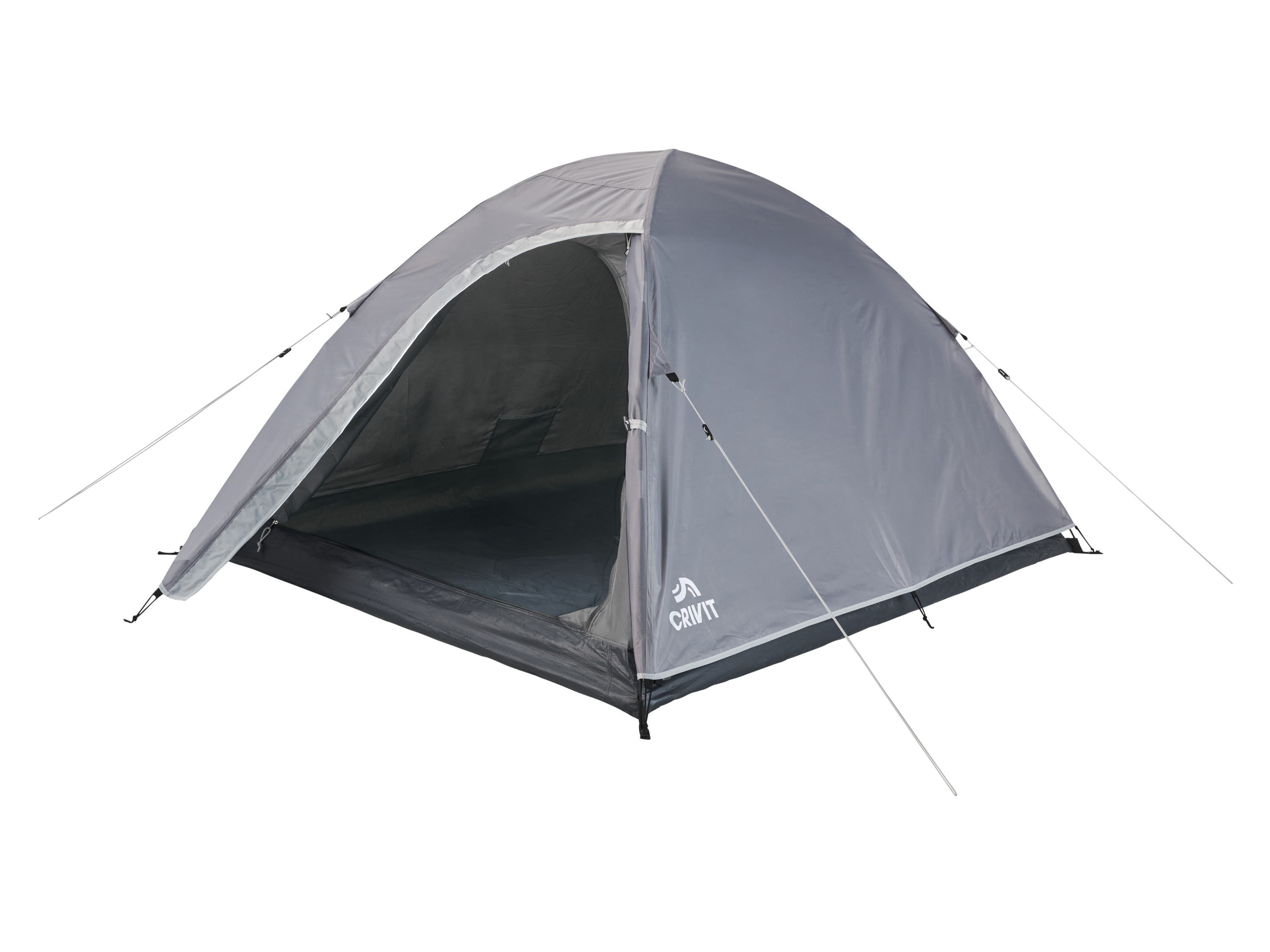 Crivit Kempinkový stan pro 2 osoby (šedá)