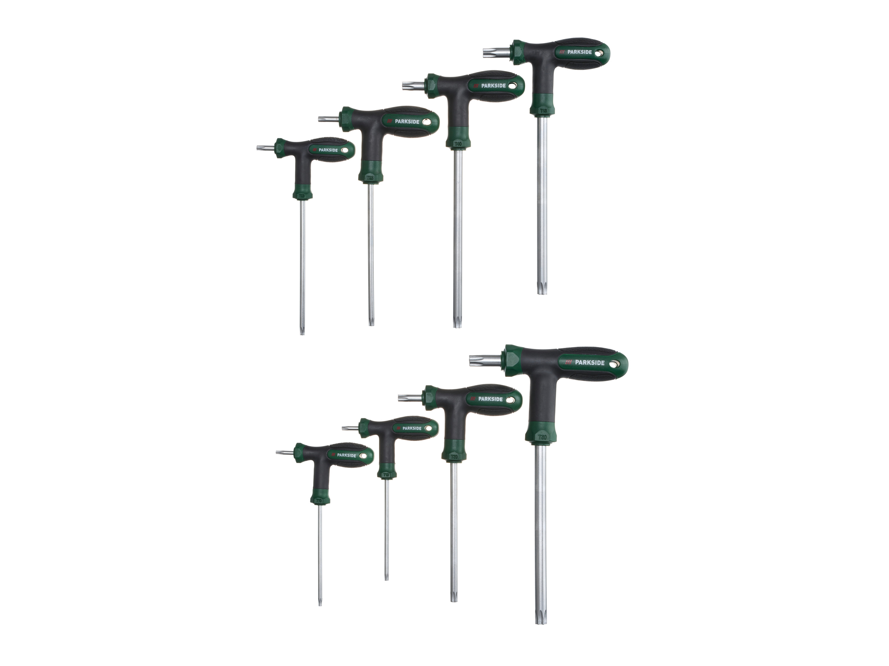 Parkside® Sada inbusových / hvězdicových klíčů Psss 8 B1, 8dílná (hvězdicové klíče TX)