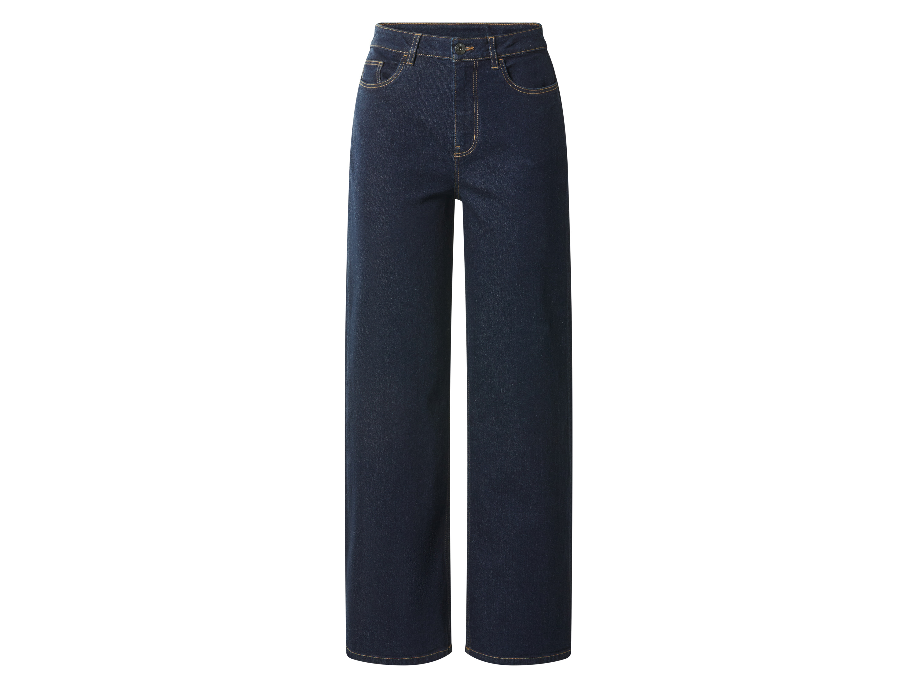 Esmara® Dámské džíny "Wide Leg" (tmavě modrá, 36)