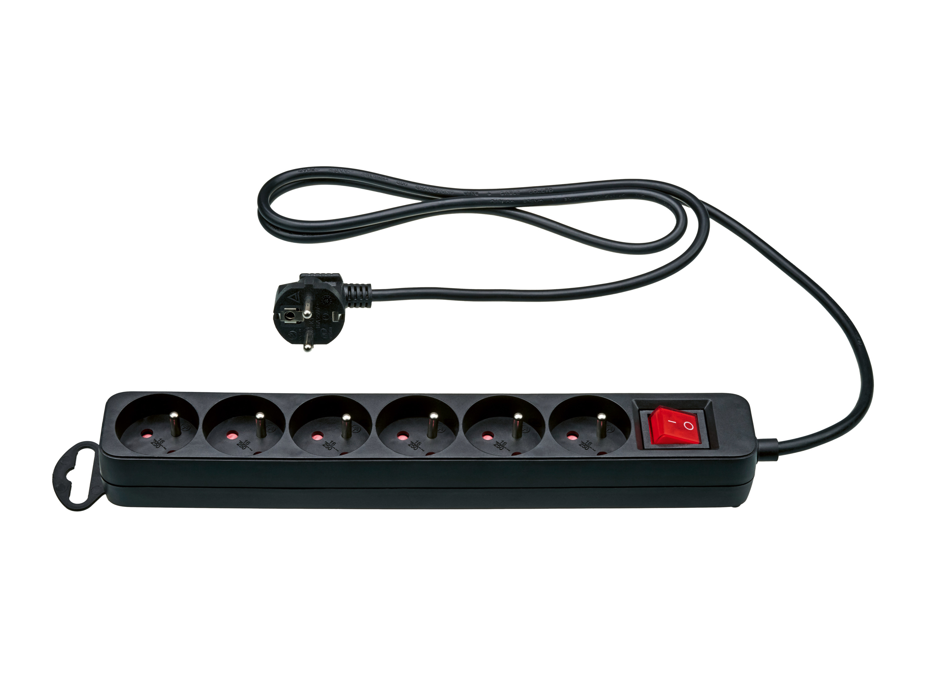 Tronic® Zásuvková lišta (6 zásuvek, 1,5 m)