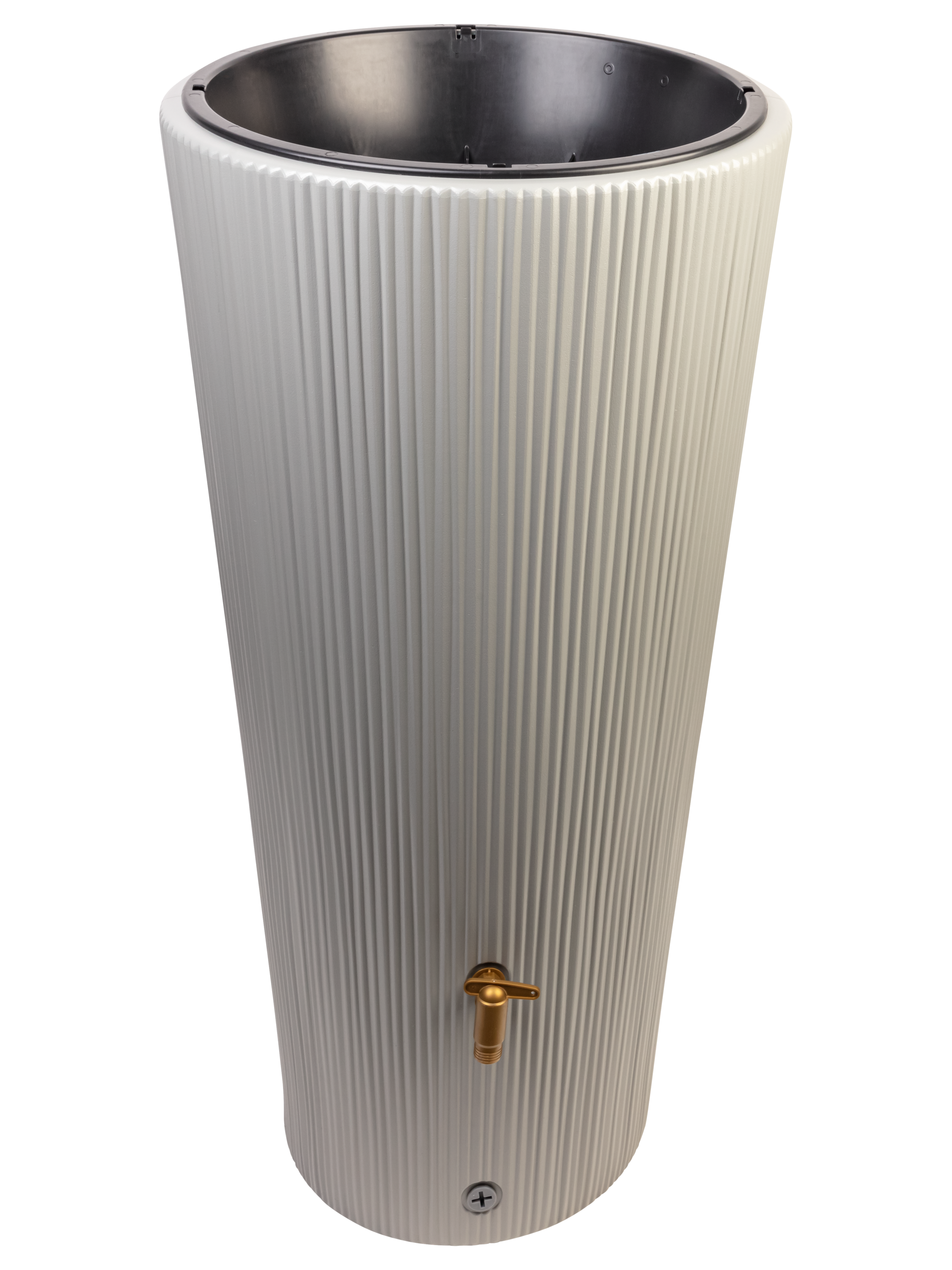 4Rain Plastová nádrž na vodu Vaso 2 v 1, 220 l (Zinc Grey)