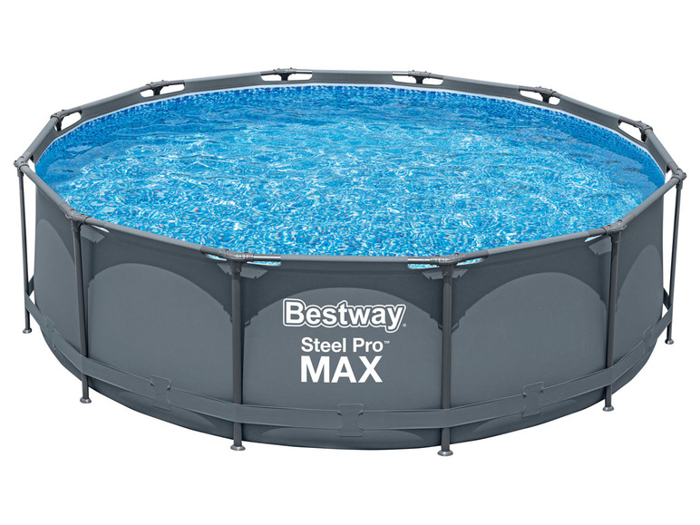  Zobrazit na celou obrazovku Bestway Bazén Steel Pro Max s filtračním zařízením a schůdky, Ø 3,66 x 1 m - Obrázek 2