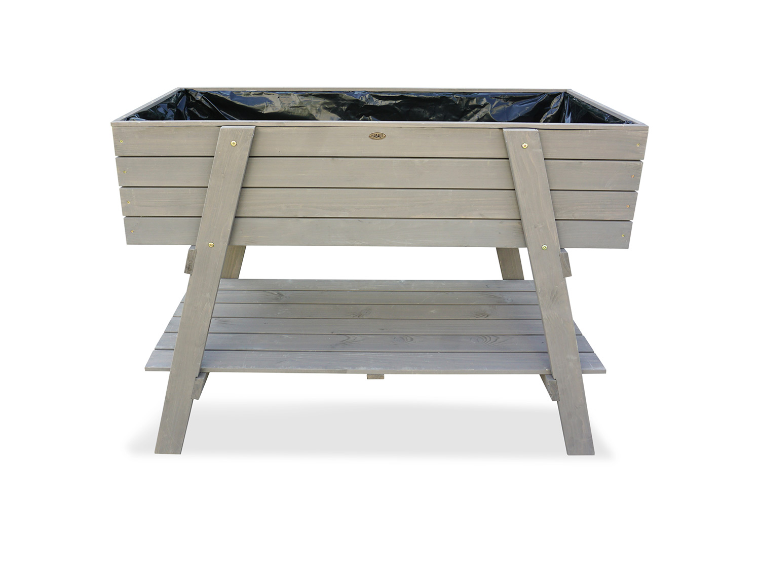 Habau Vyvýšený záhon Alina, 115 x 45 x 89,5 cm, šedá