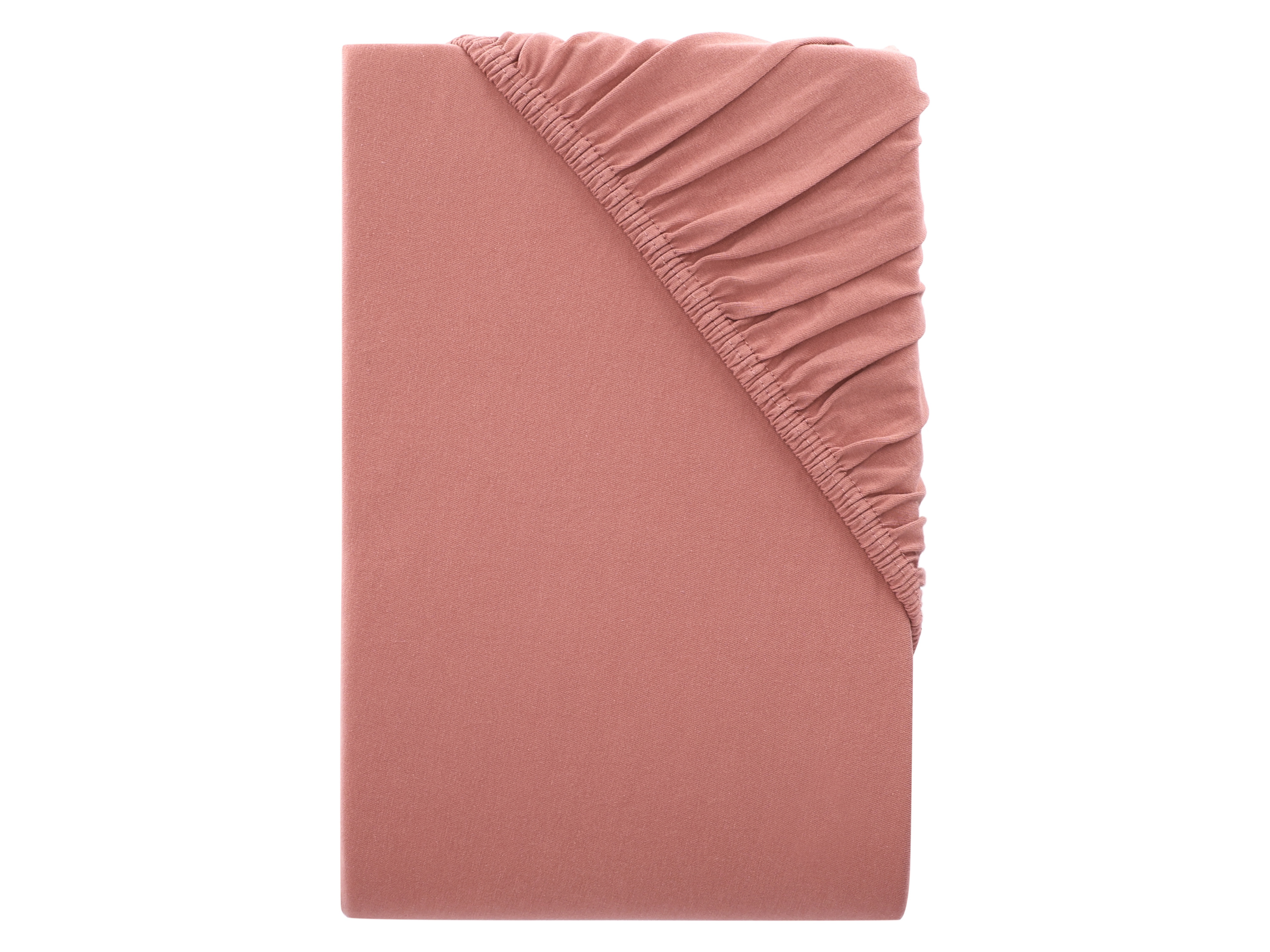 Livarno home Žerzejové napínací prostěradlo, 90–100 x 200 cm (světle růžová)