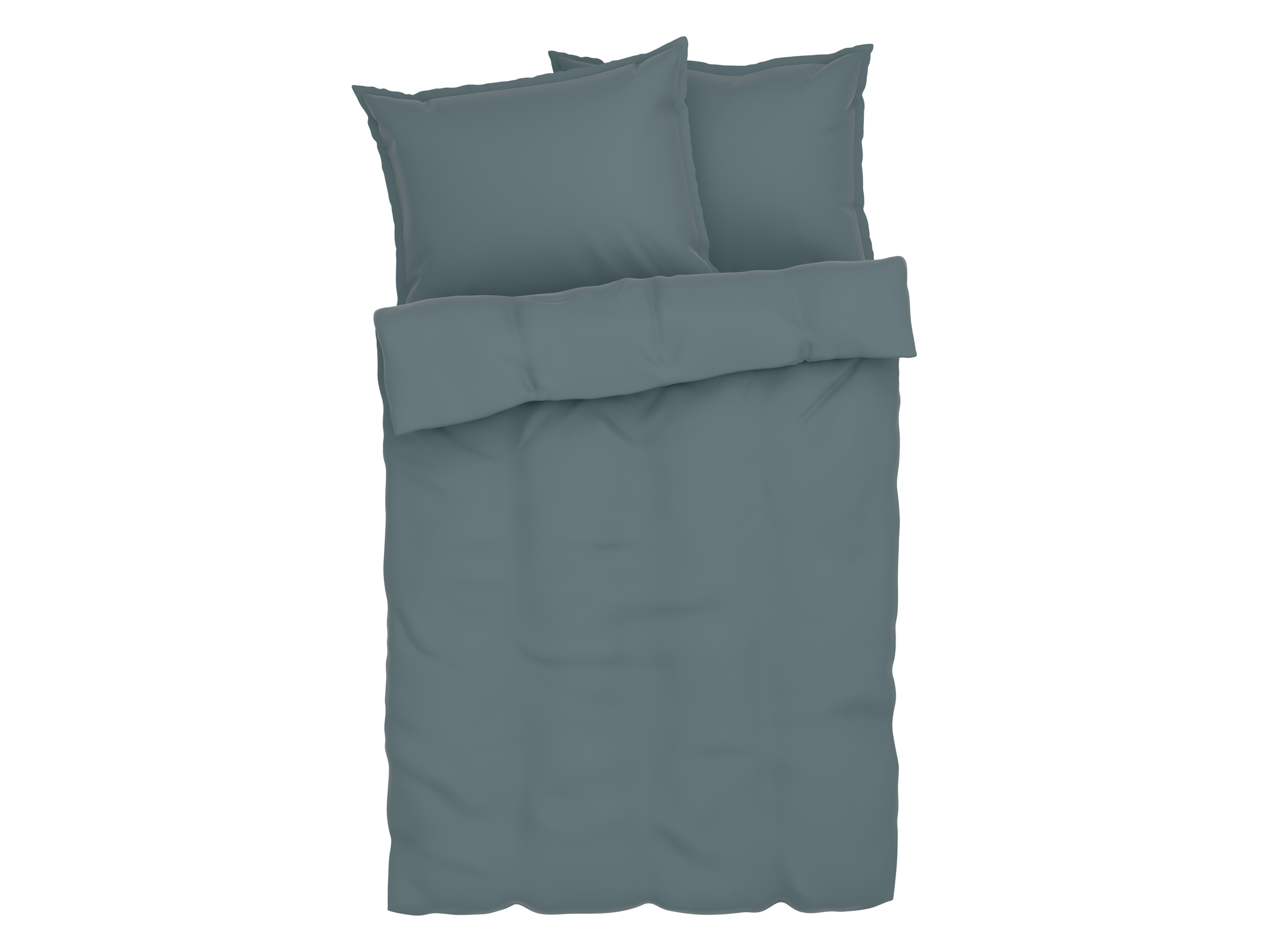 Livarno home Saténové ložní povlečení, 200 x 220 cm, 70 x 90 cm (šedá)