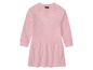 Růžová dětská šaty s dlouhým rukávem od značky 'Okay'.