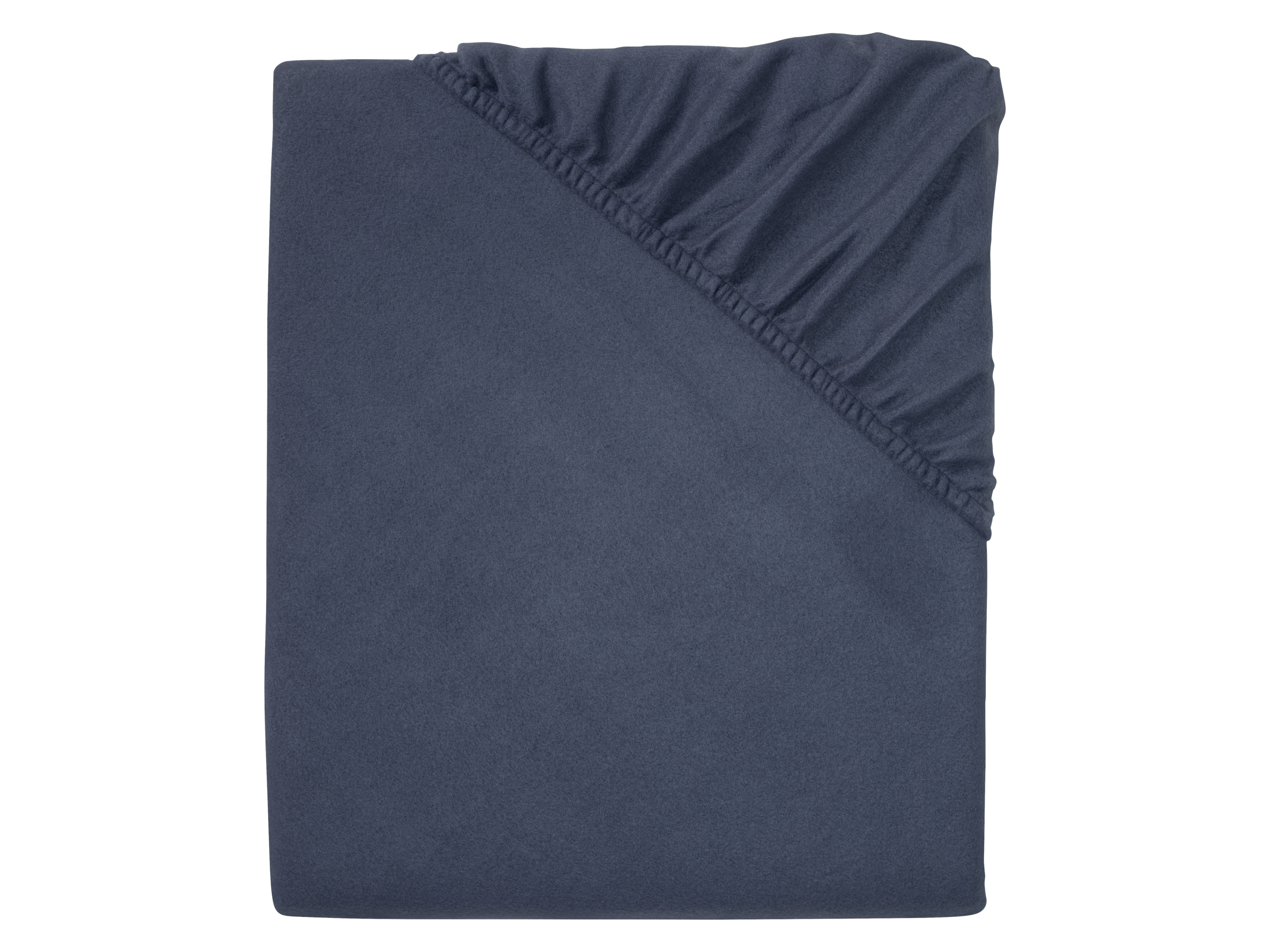 Livarno home Fleecové napínací prostěradlo, 140-160 x 200 cm (modrá)