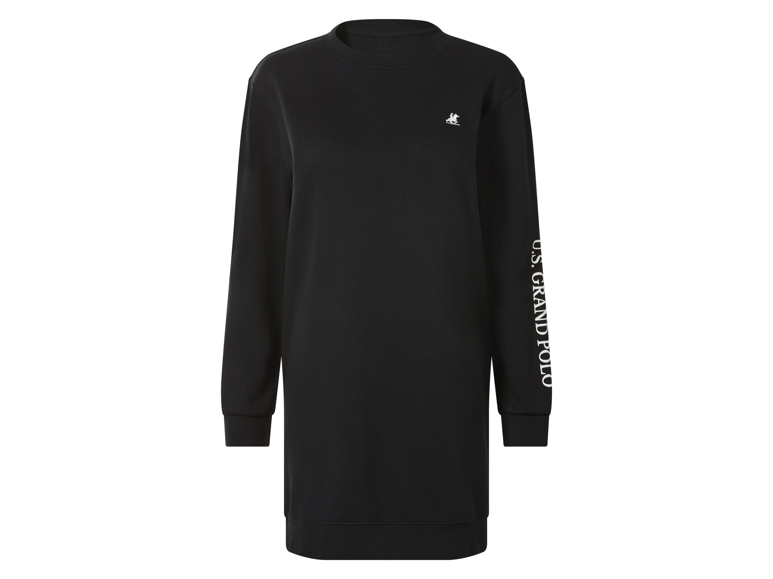 esmara® Dámské mikinové šaty (černá, XS (32/34))