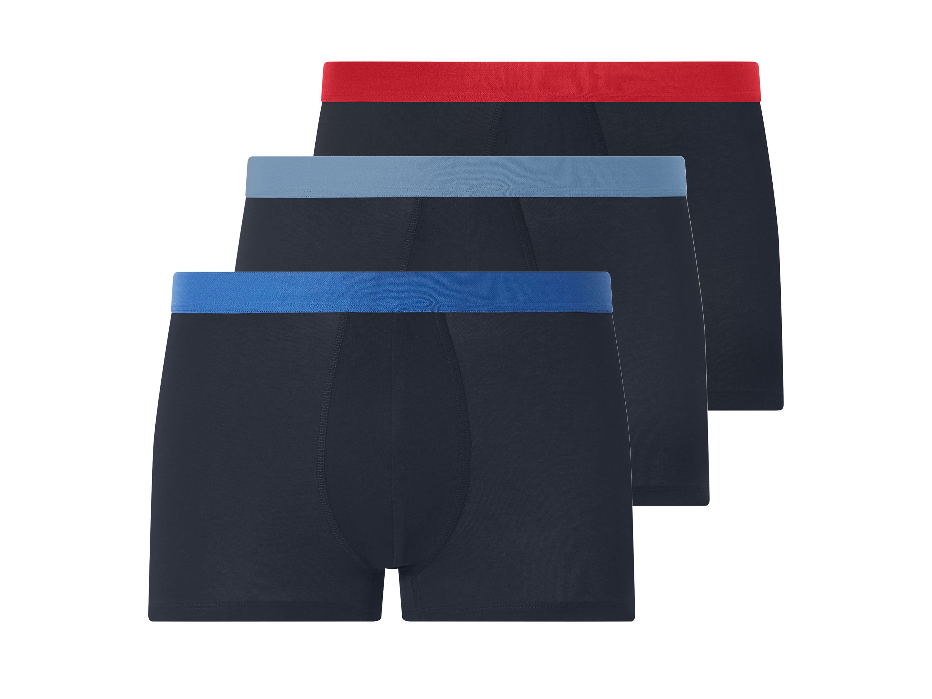 Esmara MEN Pánské boxerky, 3 kusy (navy modrá, 5/M)
