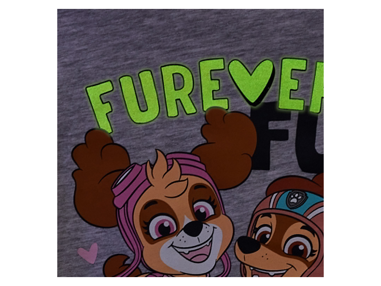 Dětské tričko se světélkujícím motivem Paw Patrol.