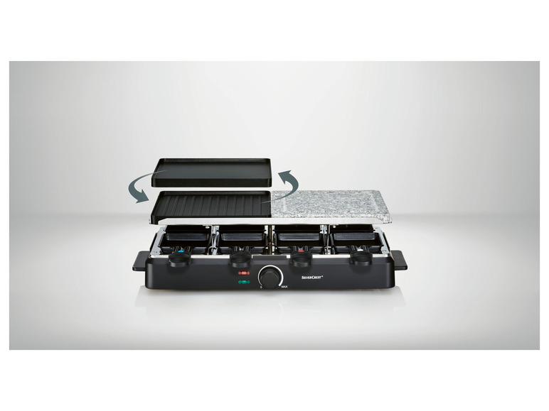  Zobrazit na celou obrazovku SILVERCREST® KITCHEN TOOLS Raclette gril s horkým kamenem SRGS 1400 D4 - Obrázek 4