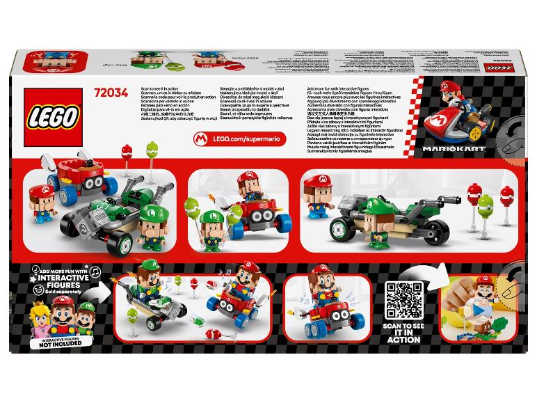 Sada hraček s vozidly a postavami z videoher, s interaktivním QR kódem.
