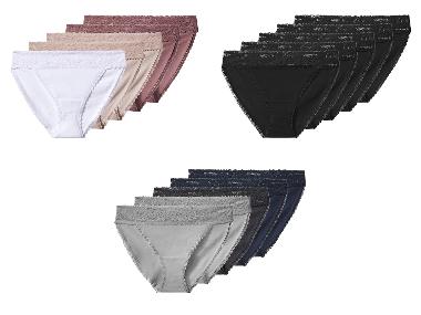 esmara® Dámské kalhotky s krajkou, 5 kusů