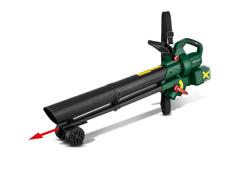  Zobrazit na celou obrazovku PARKSIDE® Aku vysavač / foukač listí 40 V PLSBA 40-Li A1, 2x Smart 4 Ah - Obrázek 6