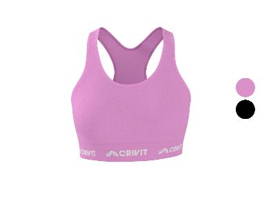 CRIVIT Dámská bezešvá sportovní podprsenka, Medium Level